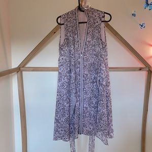 ALL SAINTS zip up dress